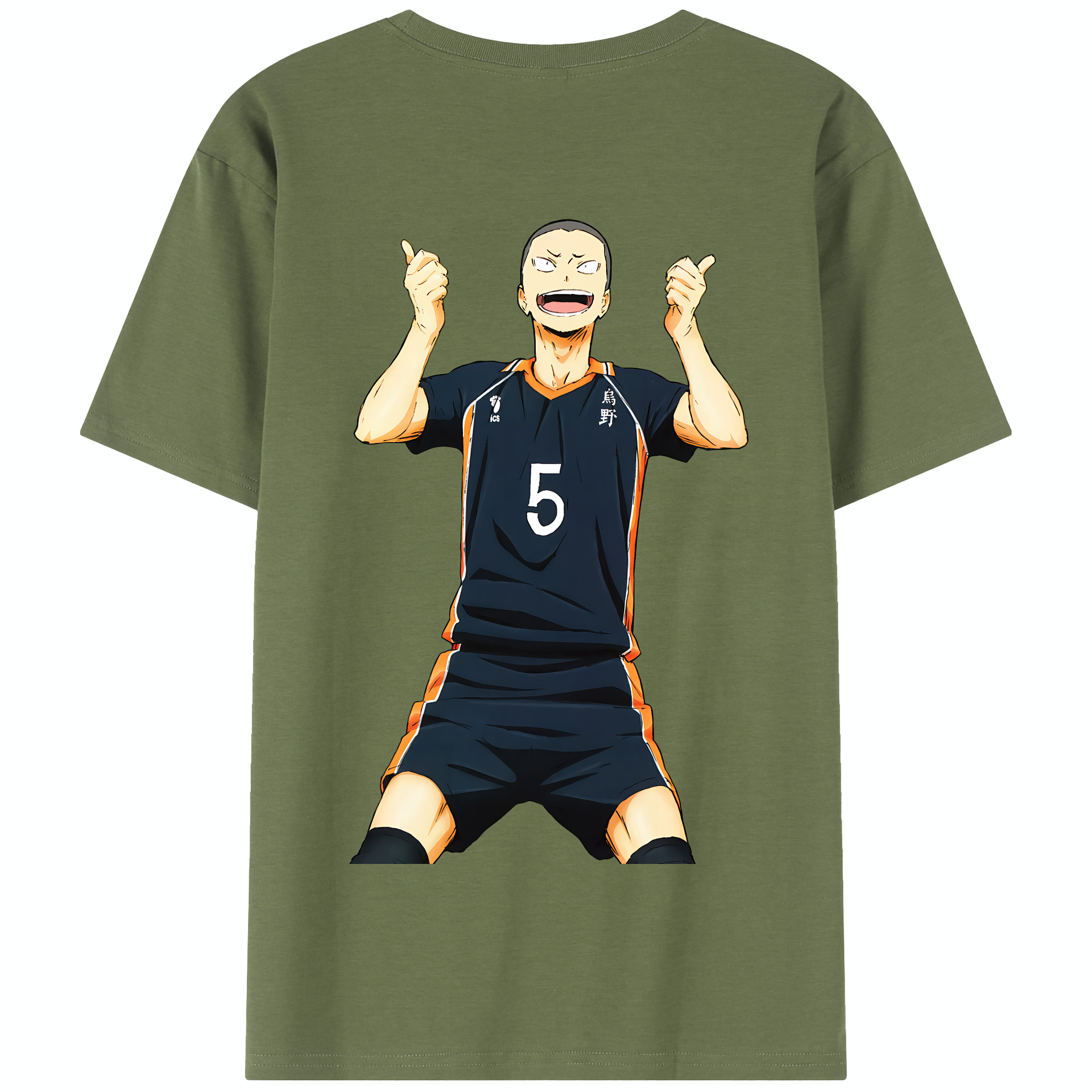 （画像用） ハイキュー!! Haikyu!! 綿100％半袖Tシャツ（背面プリント）